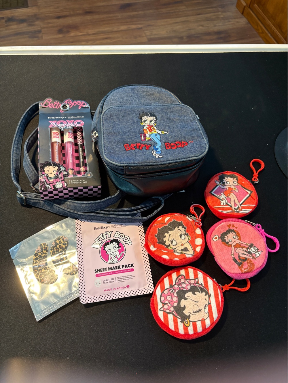 Betty Boop Denim Back Pack Bundle